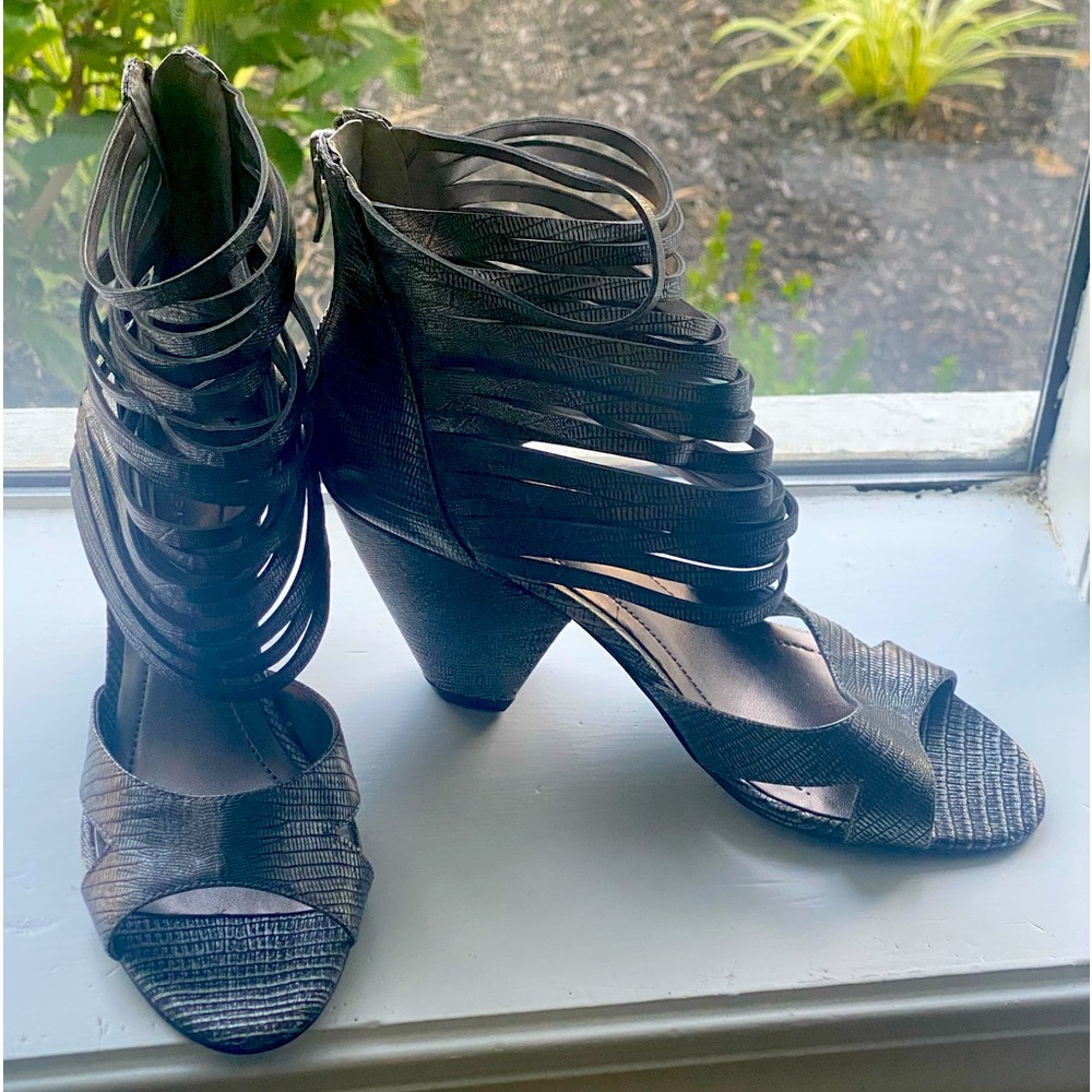 BCBGeneration strapped sandal.